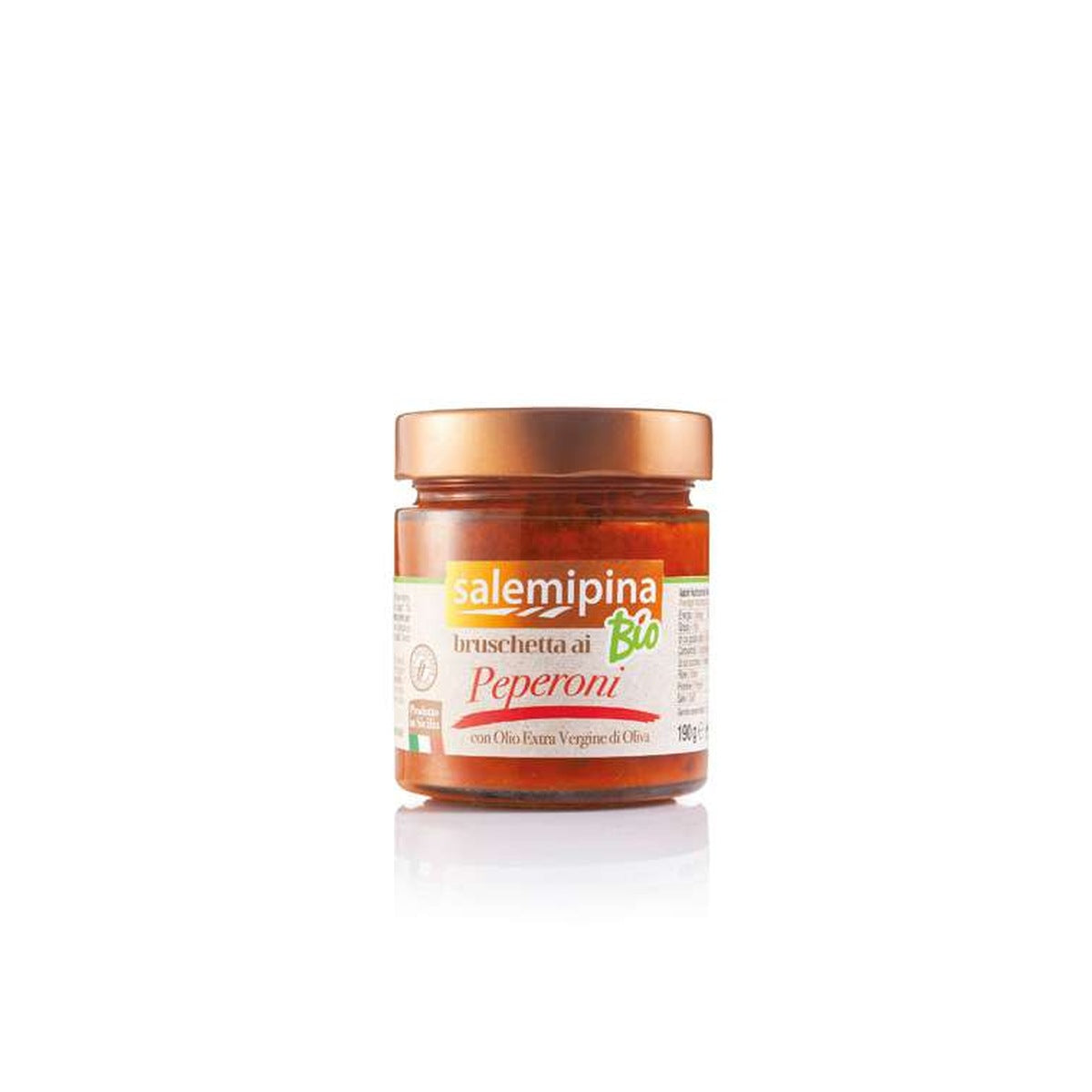 Bruschetta ai peperoni biologica Salemi Pina 190 g