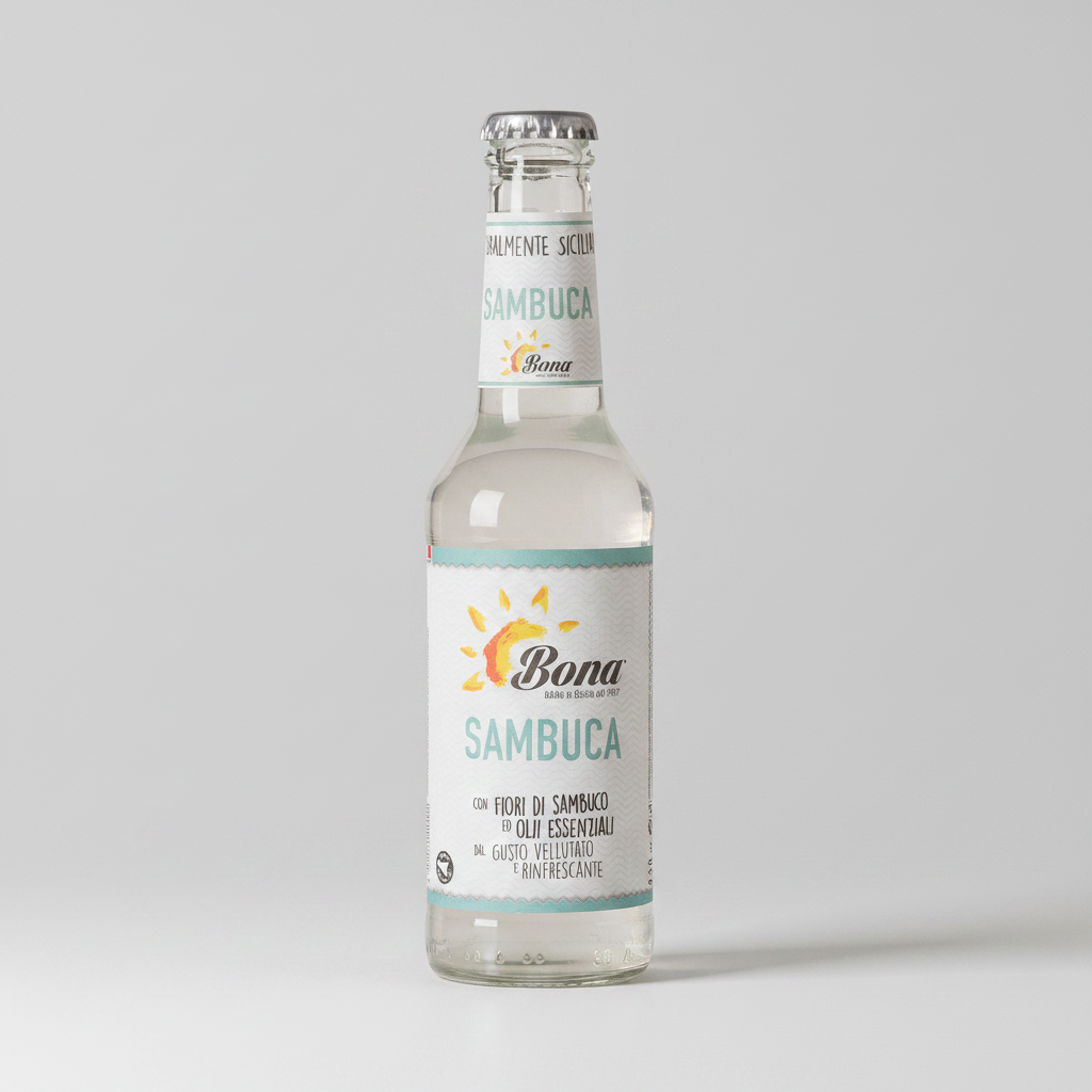 Sambuca Bona bibita analcolica siciliana all'anice bottiglia 275 ml