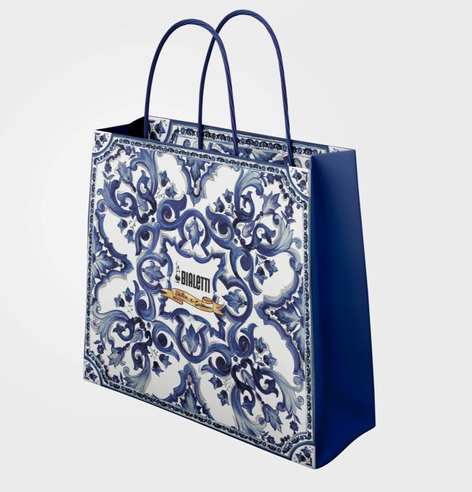 Shopper Regalo Bialetti Dolce&Gabbana Blu Mediterraneo
