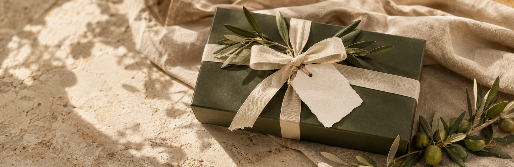Confezione regalo completata con cura