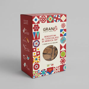 Biscotti Tumminello al Cioccolato di Modica IGP, 210 g – Sicilus GiftBox Lava Vulcanica