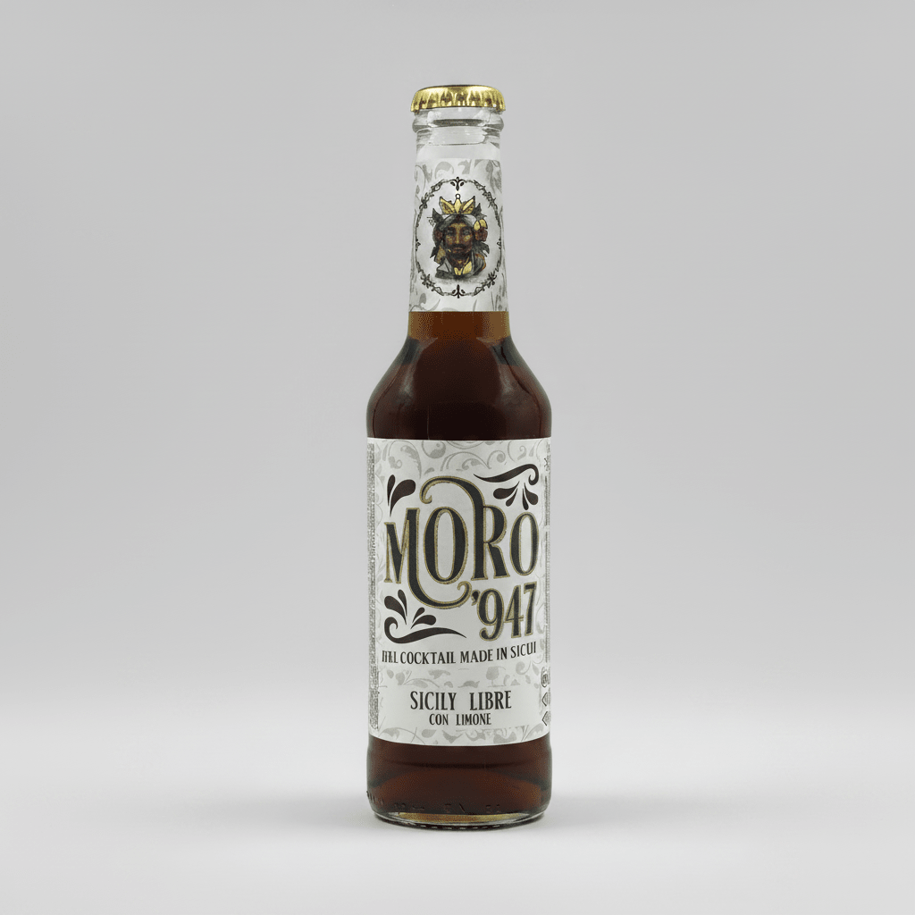 Sicily Libre Moro 947 cocktail siciliano ready to drink bottiglia 275 ml