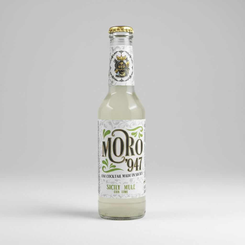 Sicily Mule Moro 947 cocktail siciliano zenzero e lime bottiglia 275 ml