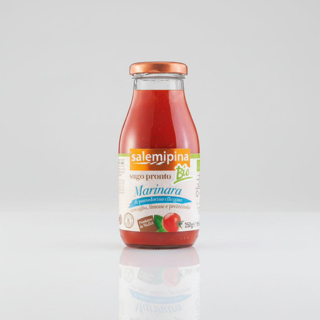 Sugo biologico Salemi Pina alla Marinara con pomodoro ciliegino 250 g