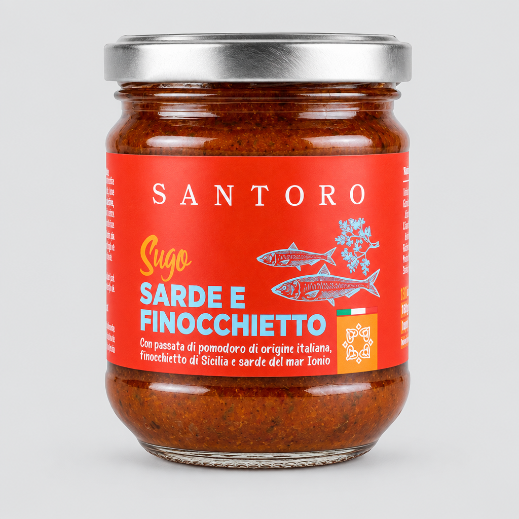 Sugo Sarde e Finocchietto Santoro 180 g