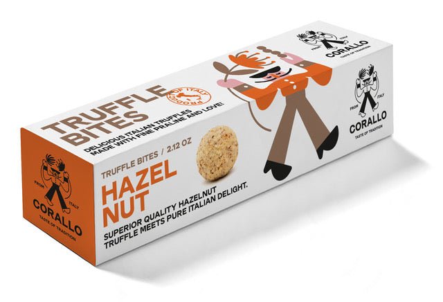 Tartufi di cioccolato alla nocciola Corallo Truffle Bites 60 g
