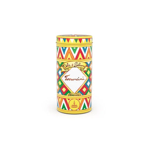 Torroncini in latta serigrafata Dolce &amp; Gabbana, prodotto da Pasticceria Fiasconaro, Edizione Limitata, 150 gr