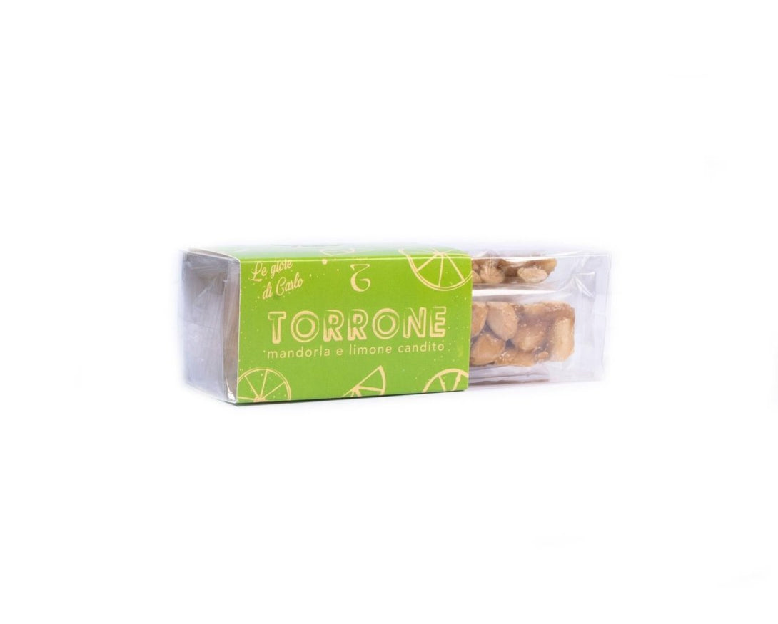 Torrone croccante mandorla e limone