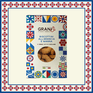 Biscotti Manna e Arancia Tumminello, 210 g, CONFEZIONE