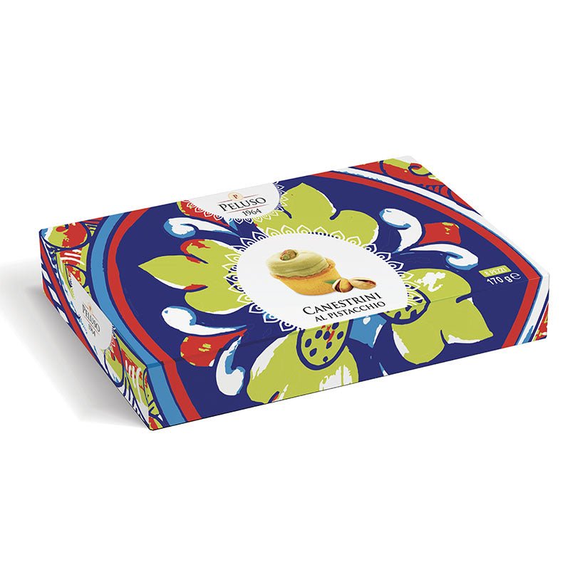 Biscotti di pasta frolla Canestrini al Pistacchio - Sicilus Srl Confezioni Regalo Aziendali 