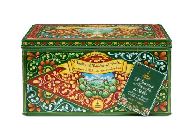 panettone fiasconaro e dolce e gabbana al pistacchio di siclia, sicilus shop
