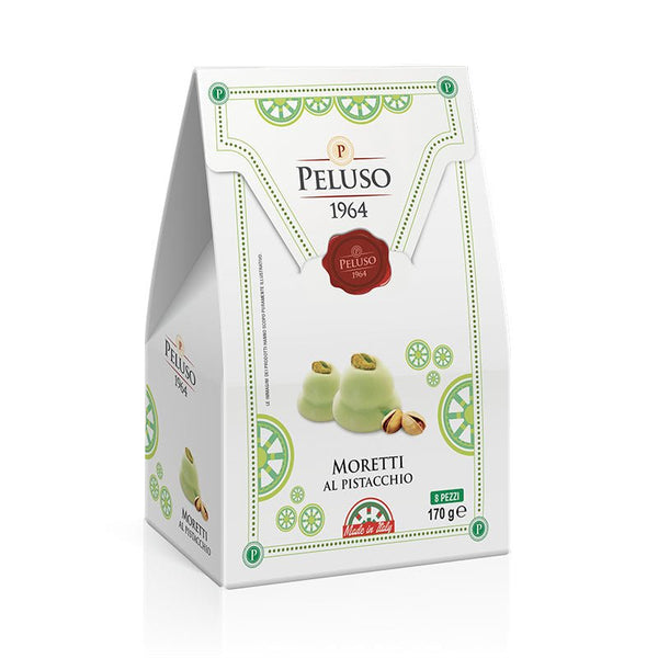 Biscotti di pasta frolla con crema al Pistacchio, moretti 170 gr, sicilus shop