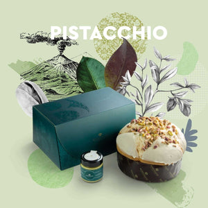 Panettone al pistacchio Bonfissuto intero in confezione regalo Sicilus