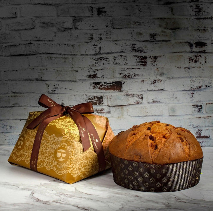 panettone tradizionale Bonfissuto, incarto a mano, Sicilus Shop