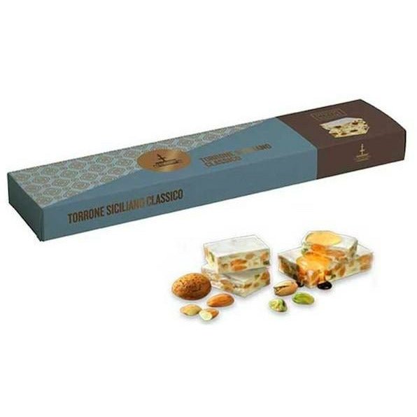 TORRONE CLASSICO FIASCONARO CON MANDORLE E PISTACCHI, SICILUS SHOP