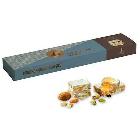 TORRONE CLASSICO FIASCONARO CON MANDORLE E PISTACCHI, SICILUS SHOP