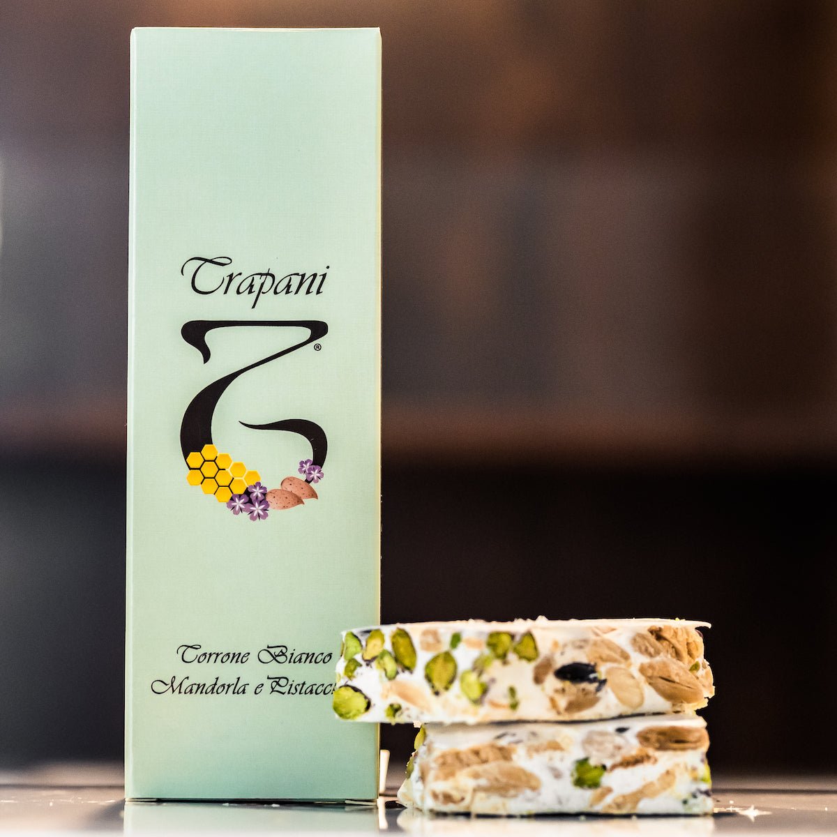 Torrone bianco mandorla e pistacchio, Trapani, Sicilus Shop