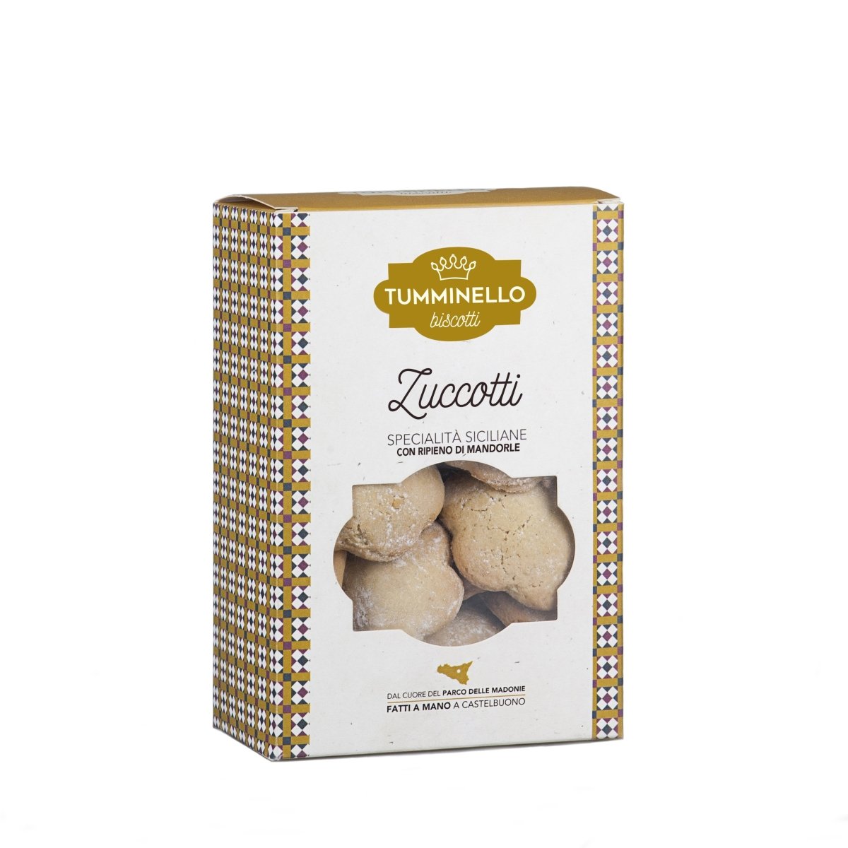 Zuccotti, biscotti siciliani con mandorla e zuccata, 320 gr, Sicilus
