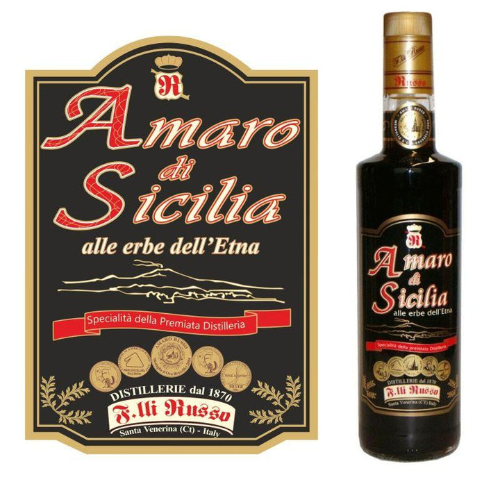 Amaro di Sicilia alle erbe dell'Etna, 50 cl - Sicilus Srl