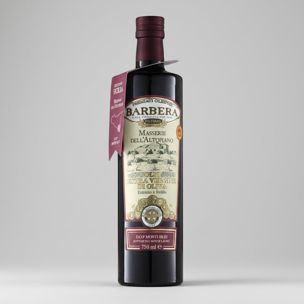 Olio EVO Barbera Masserie dell'Altopiano Monti Iblei DOP 750 ml
