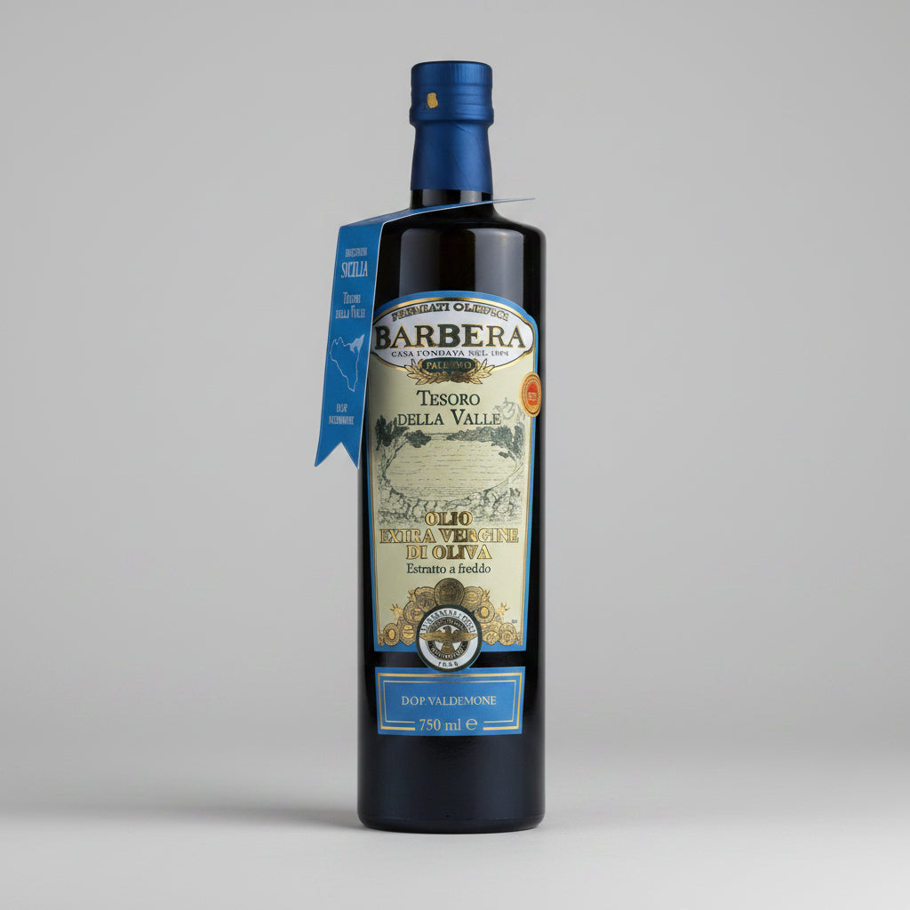 Olio EVO Barbera Tesoro della Valle DOP Valdemone 750 ml