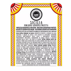 etichetta di Olio Barbera IGP Sicilia – Olio Extra Vergine di Oliva 750 ml 