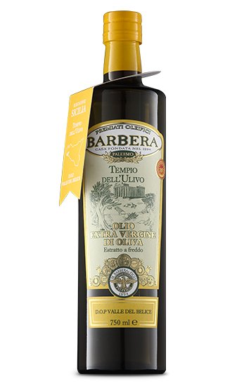 Olio Extra Vergine di Oliva DOP Valle del Belice, Tempio dell’Ulivo, Oleificio Barbera - Sicilus Srl