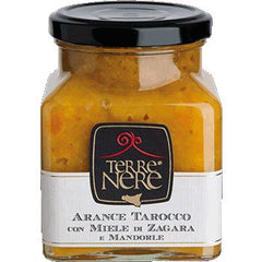 Marmellata di Arance Tarocco con Miele di Zagara e Mandorle  240 gr