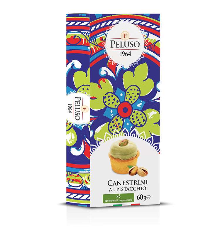 Biscotti di pasta frolla Canestrini al Pistacchio - Sicilus Srl Confezioni Regalo Aziendali 