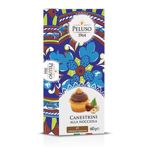 tris Biscotti di pasta frolla Canestrini alla Nocciola, 170 gr, decoro ceramica,SICILUS SHOP